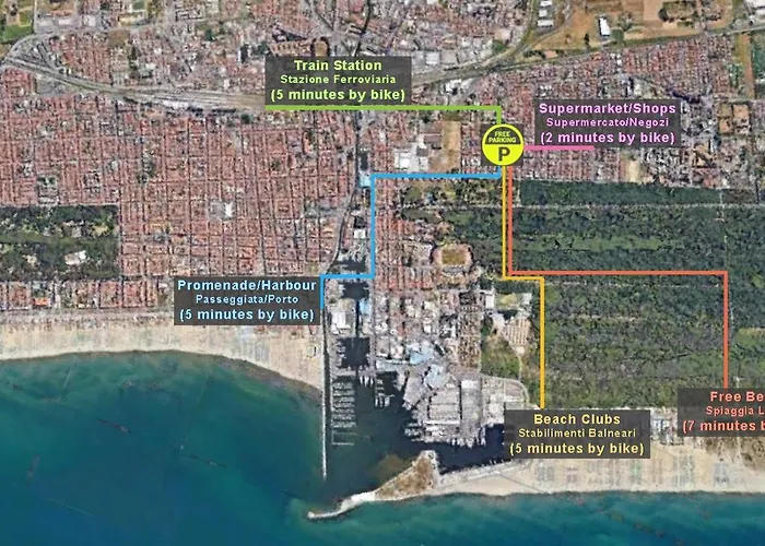 公寓 Ampio, Elegante Con Aria Condizionata E Bici Gratis